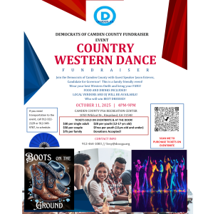 Flyer for Country Western Dance 